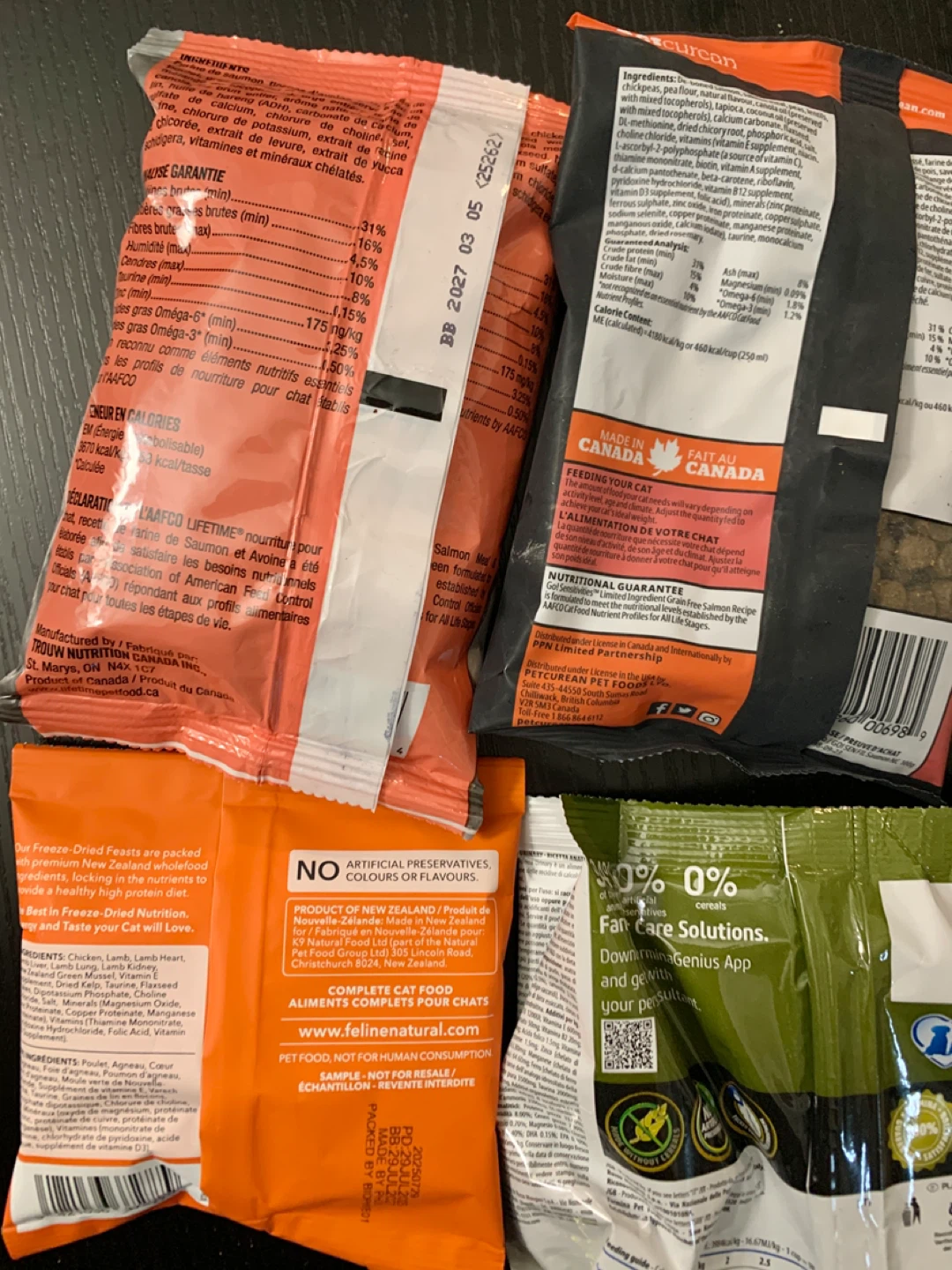 ‼️MUST GO‼️Assorted cat pet food samples - photo 2