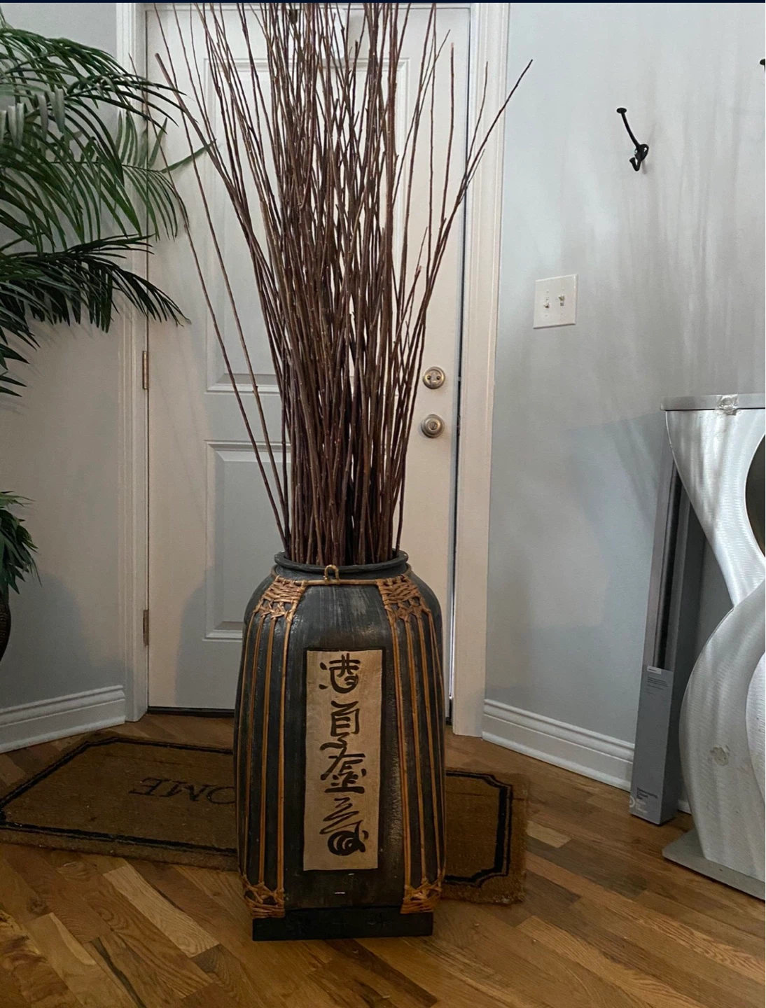 Decorative Vase with Tall Branches