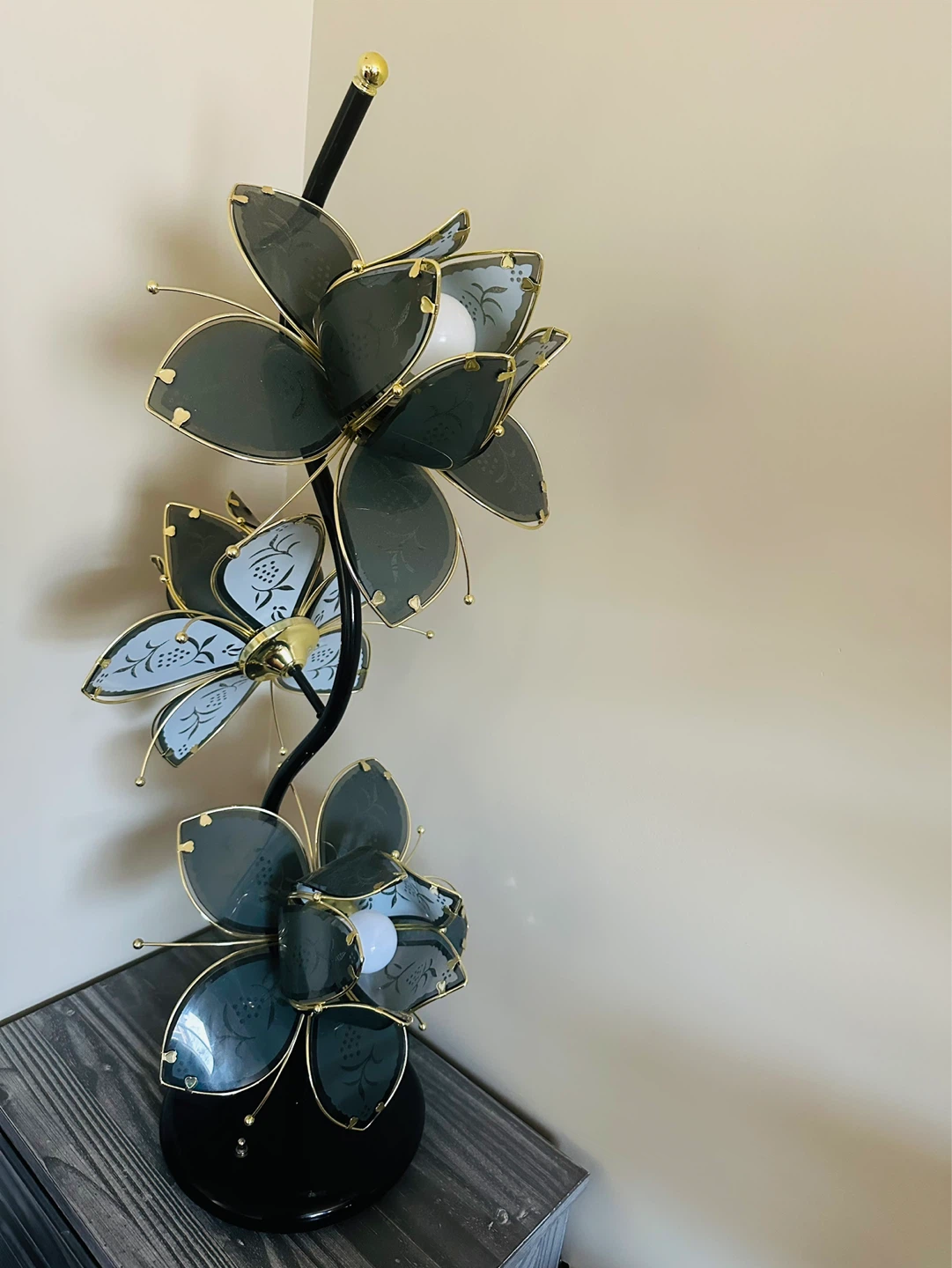 Lotus flower Lamps - Set of 2 - photo 2