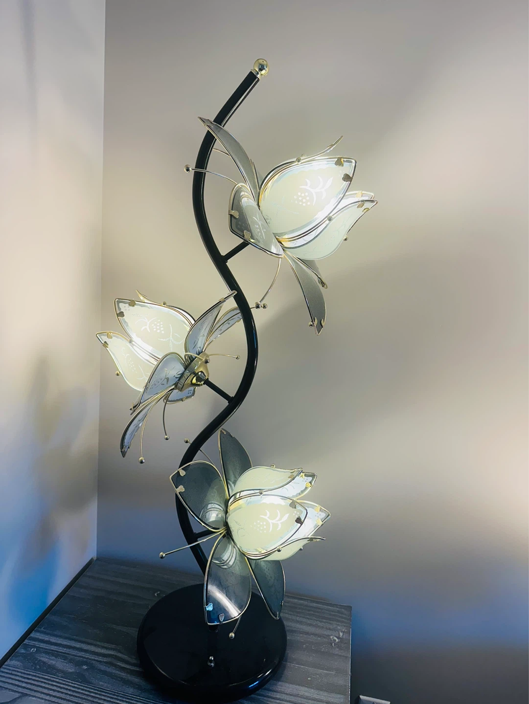 Lotus flower Lamps - Set of 2 - photo 5