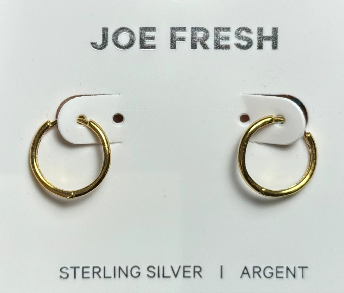New Gold Joe Fresh Hoop Earrings
