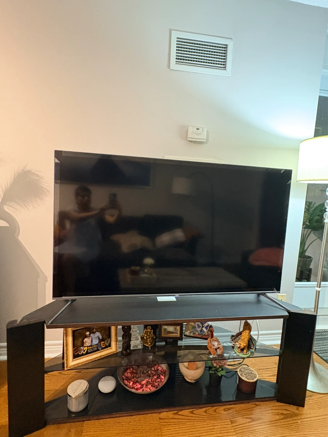 Hitachi TV Stand with Shelves