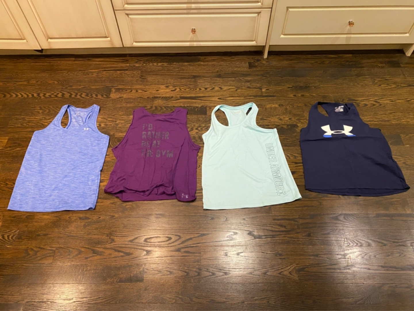 Under Armour Tank Tops Bundle - 4 Women's Athletic Shirts