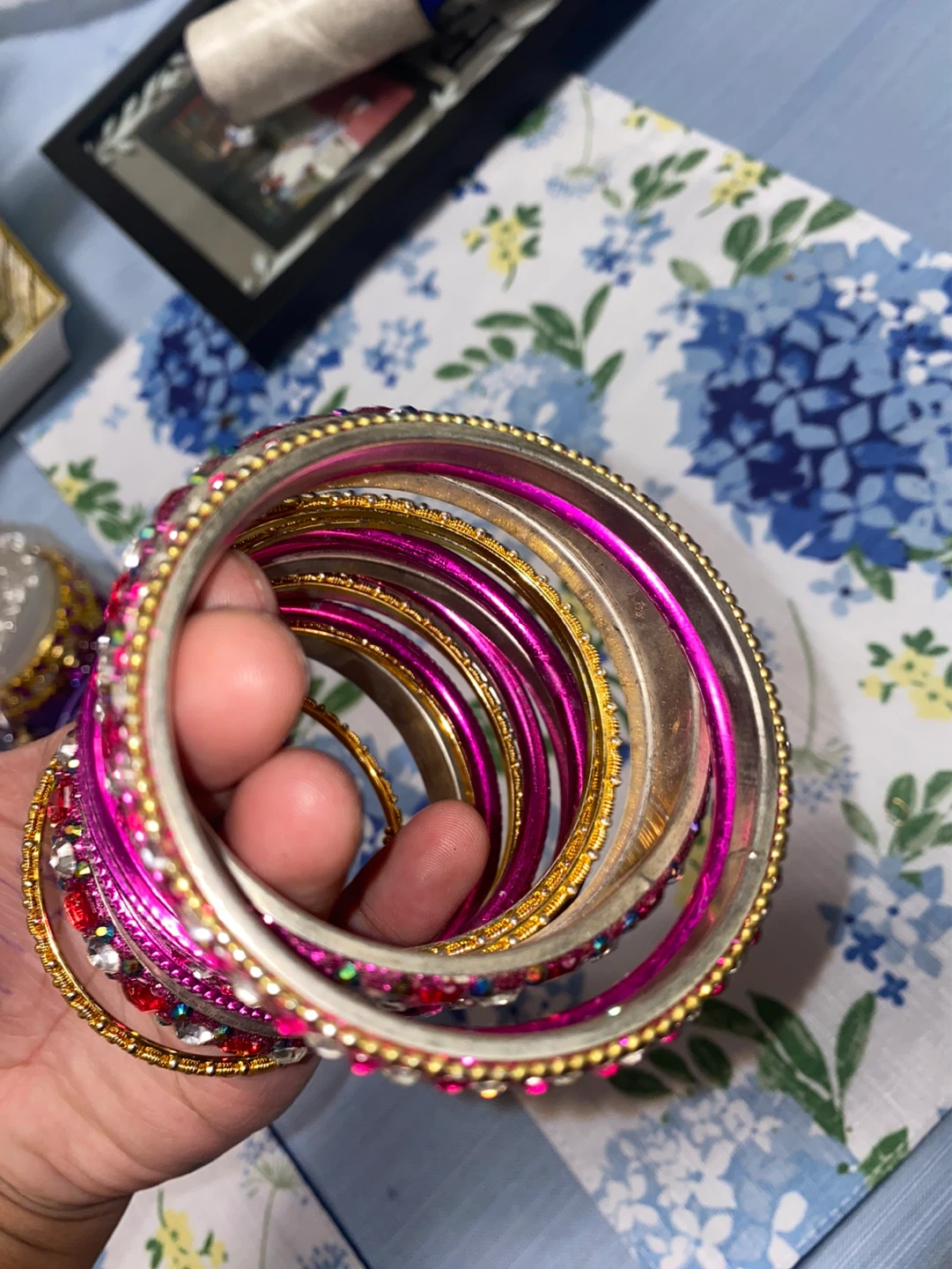 Bangles - Pink, Gold, and Purple - photo 4