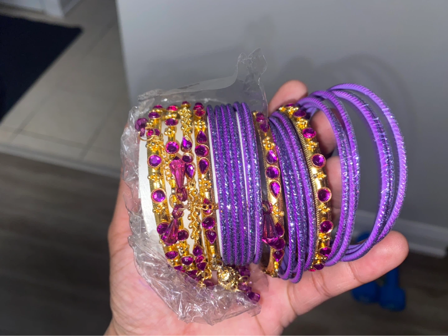 Bangles - Pink, Gold, and Purple