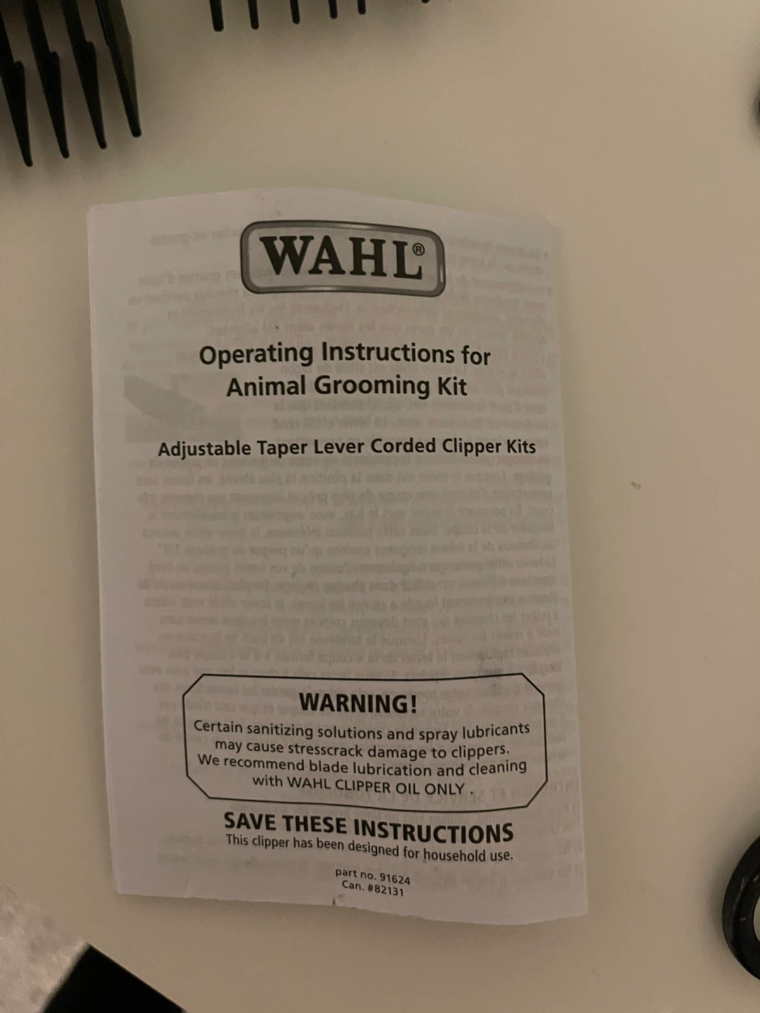 Wahl Animal Grooming Kit - Corded Clipper Set with Case - photo 2