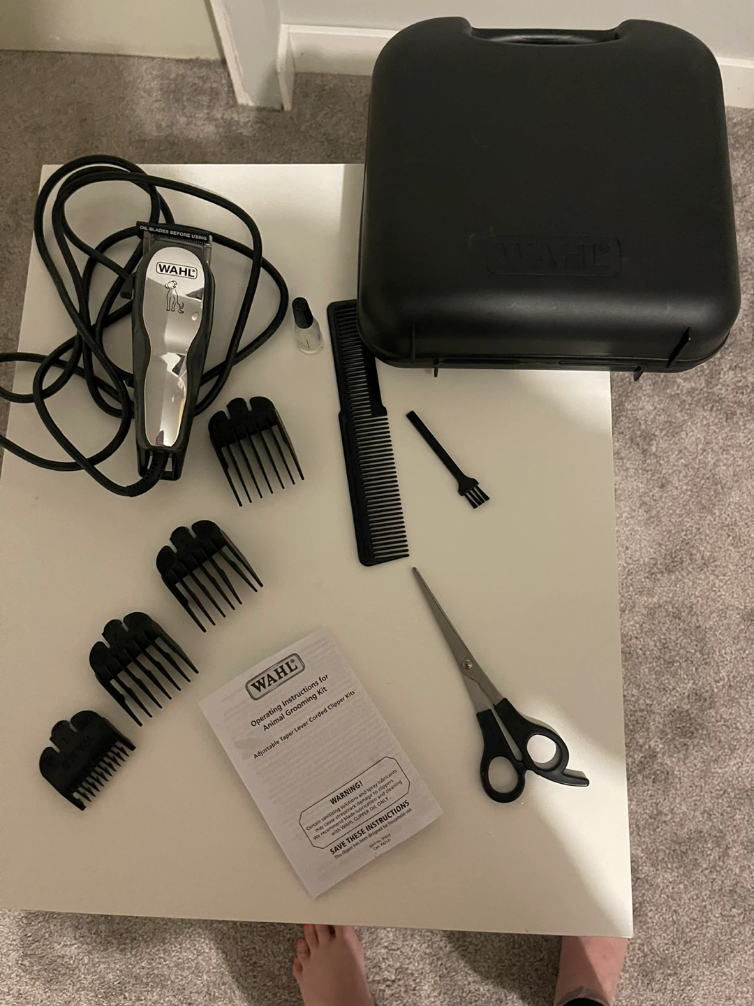Wahl Animal Grooming Kit - Corded Clipper Set with Case