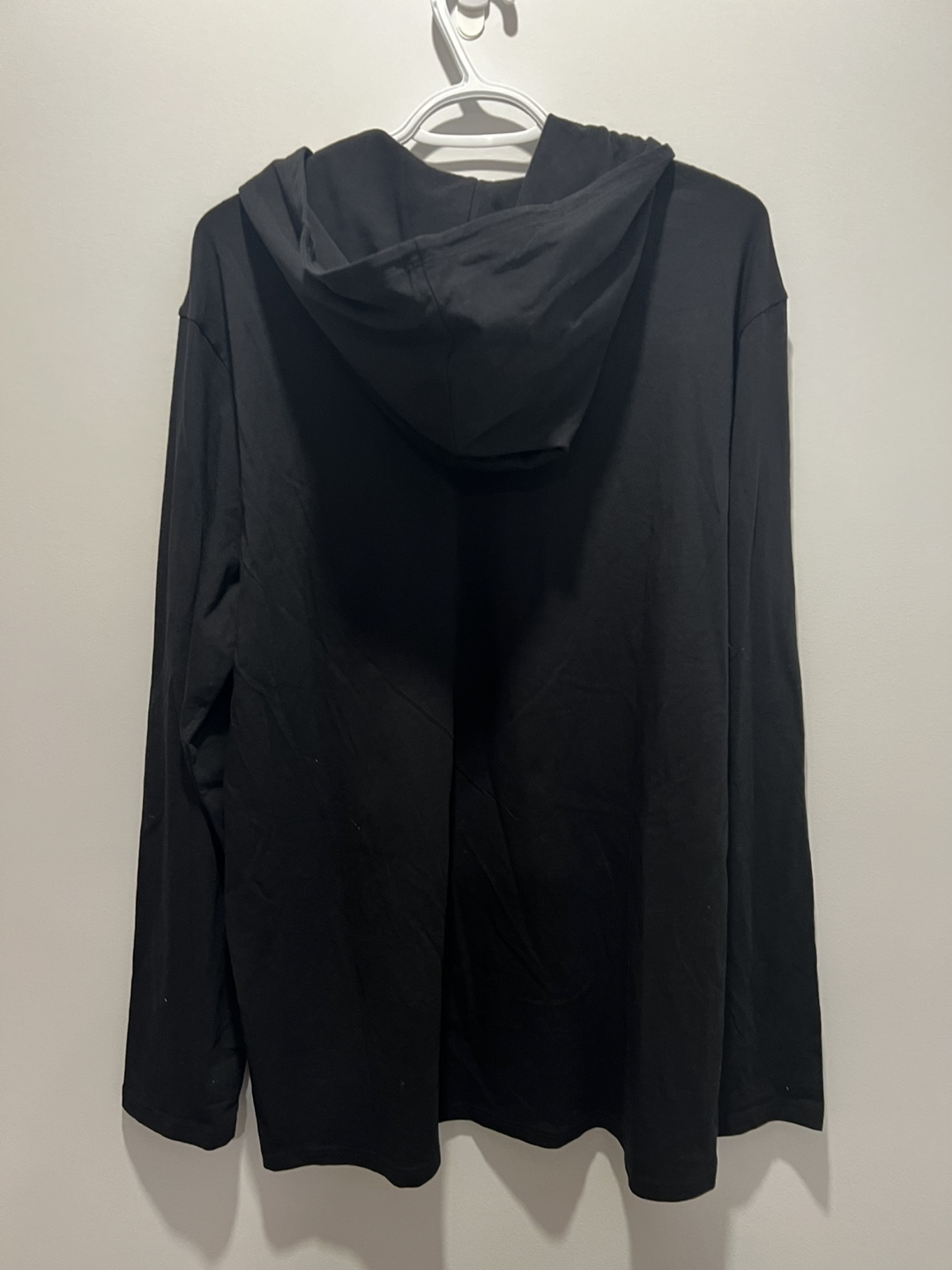 NEW BOSS Black Long Sleeve Hooded Shirt - Size XL - photo 2