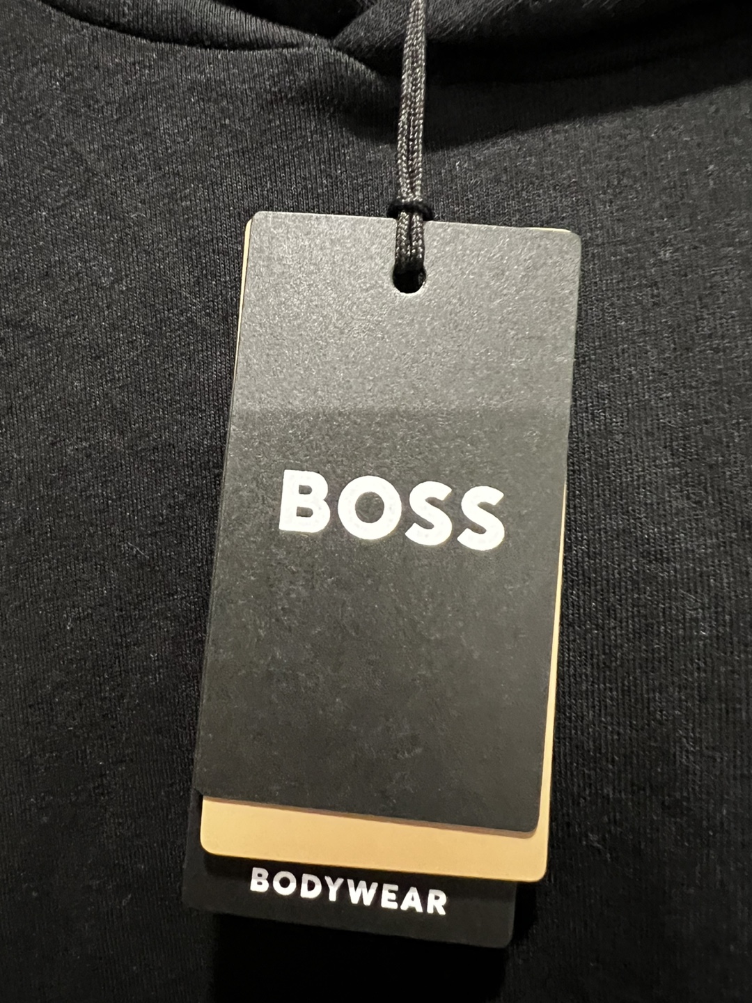 NEW BOSS Black Long Sleeve Hooded Shirt - Size XL - photo 3