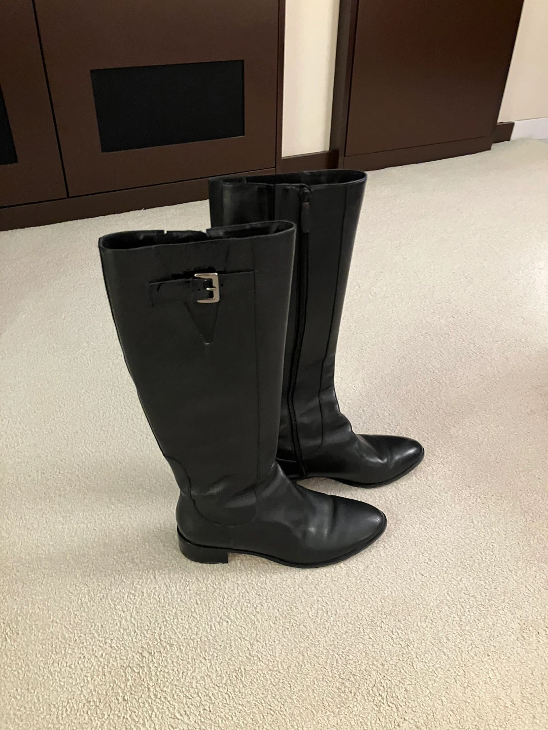 Cole Haan Black Leather Knee Boots - photo 2