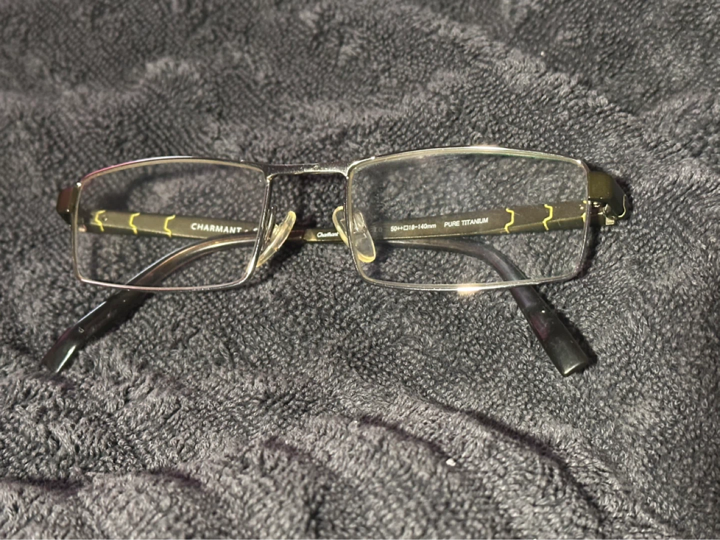Charmant CH 10752 Pure Titanium eyeglasses no nickel allergy