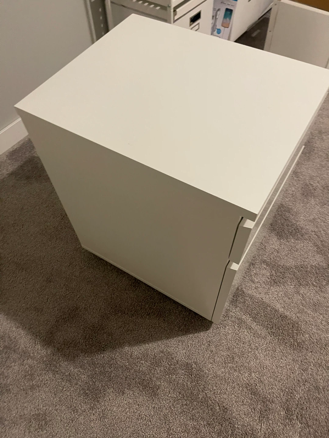 White Filing Cabinet with Drawers - photo 2