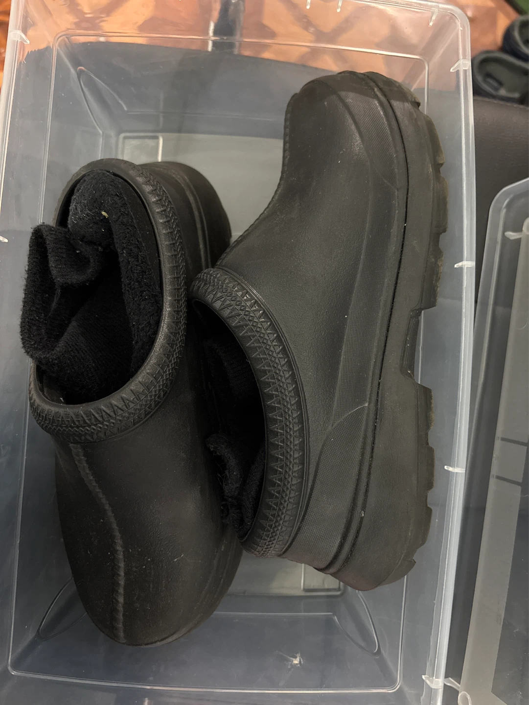 Black Rubber Clogs