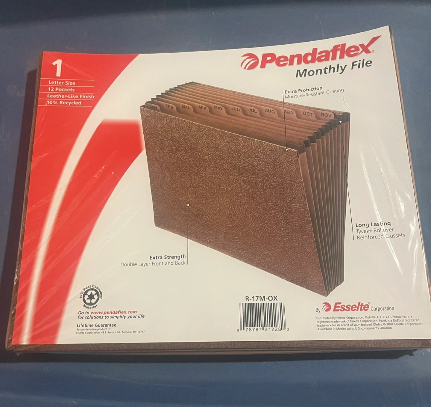 Pendaflex Monthly File 12 Pockets Letter Size