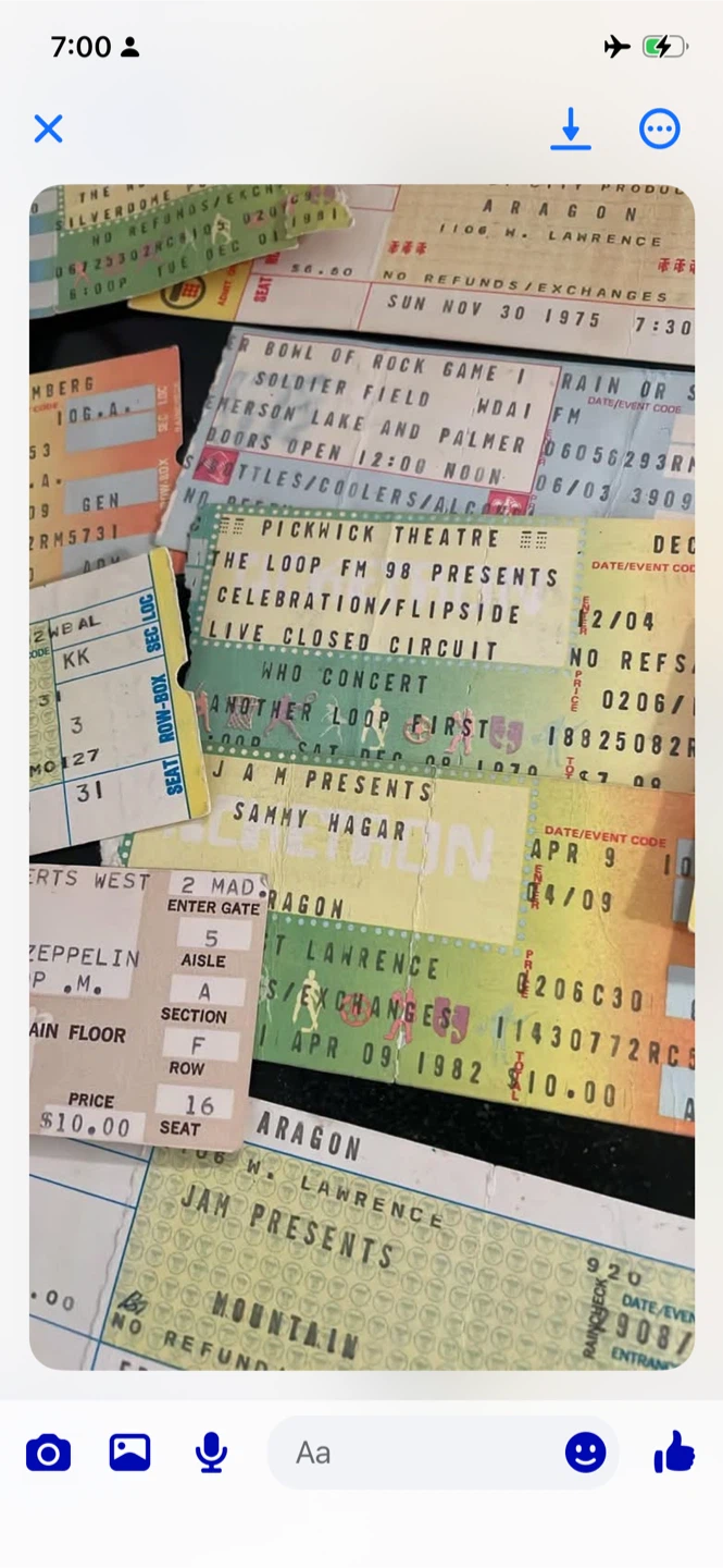 Collection of Vintage Concert Tickets - photo 3