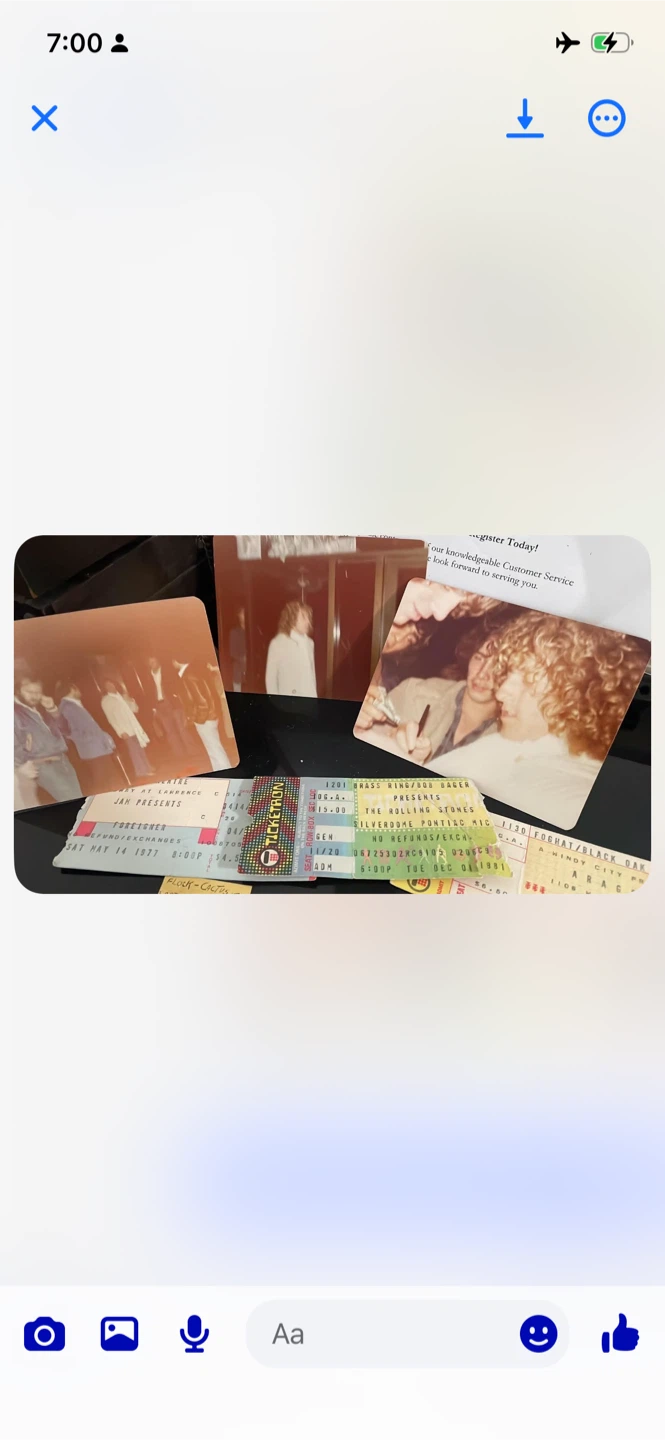 Collection of Vintage Concert Tickets