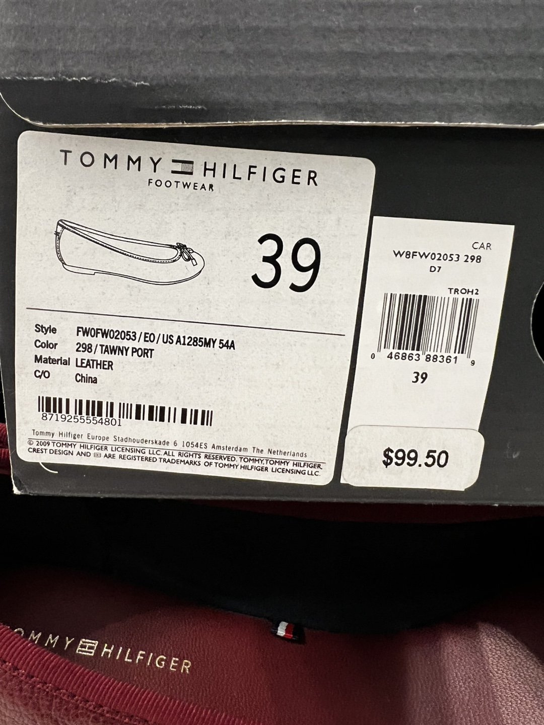 NEW Tommy Hilfiger Women's Ballet Flats Size 39 - photo 4