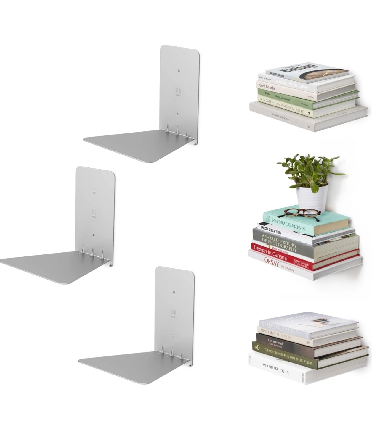 Umbra Concealed Floating Bookshelf
