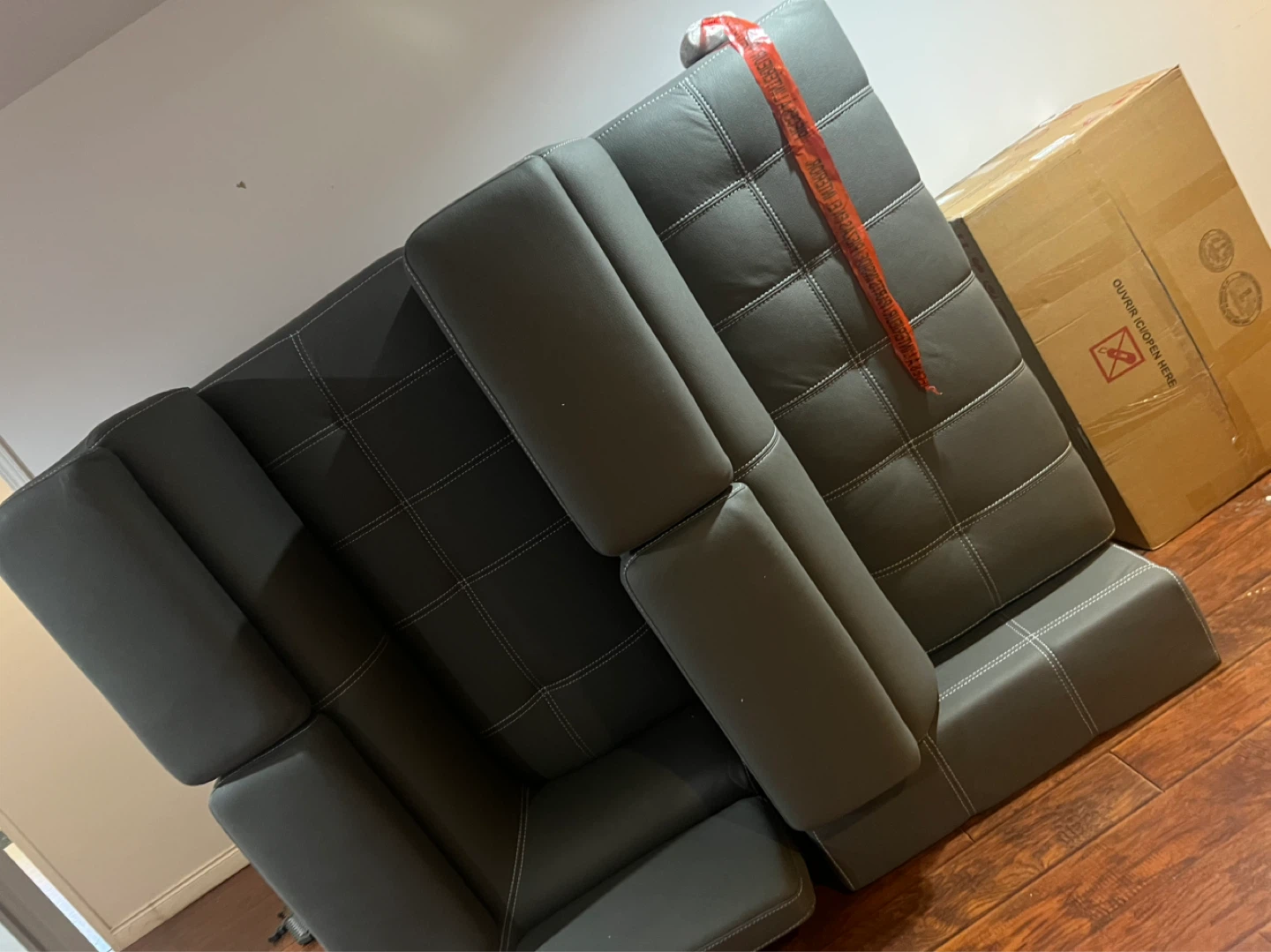 The Brick Drake 3-Piece Sectional Sofa - Grey - photo 2