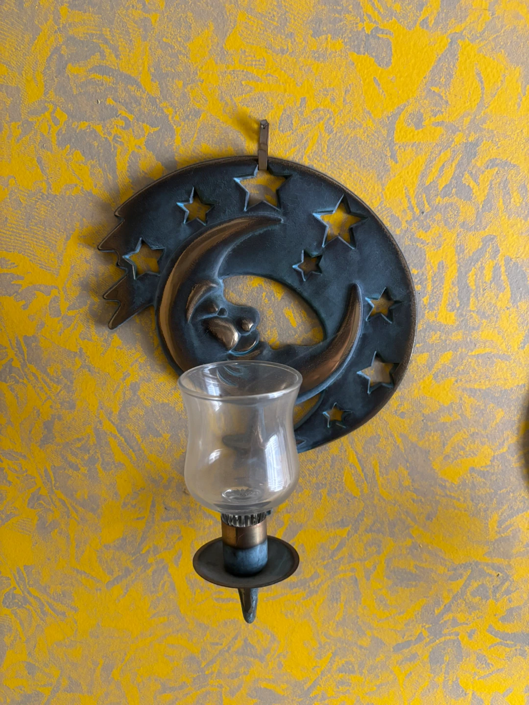 Set of 2 Sun and Moon Wall Candle Holders - photo 3