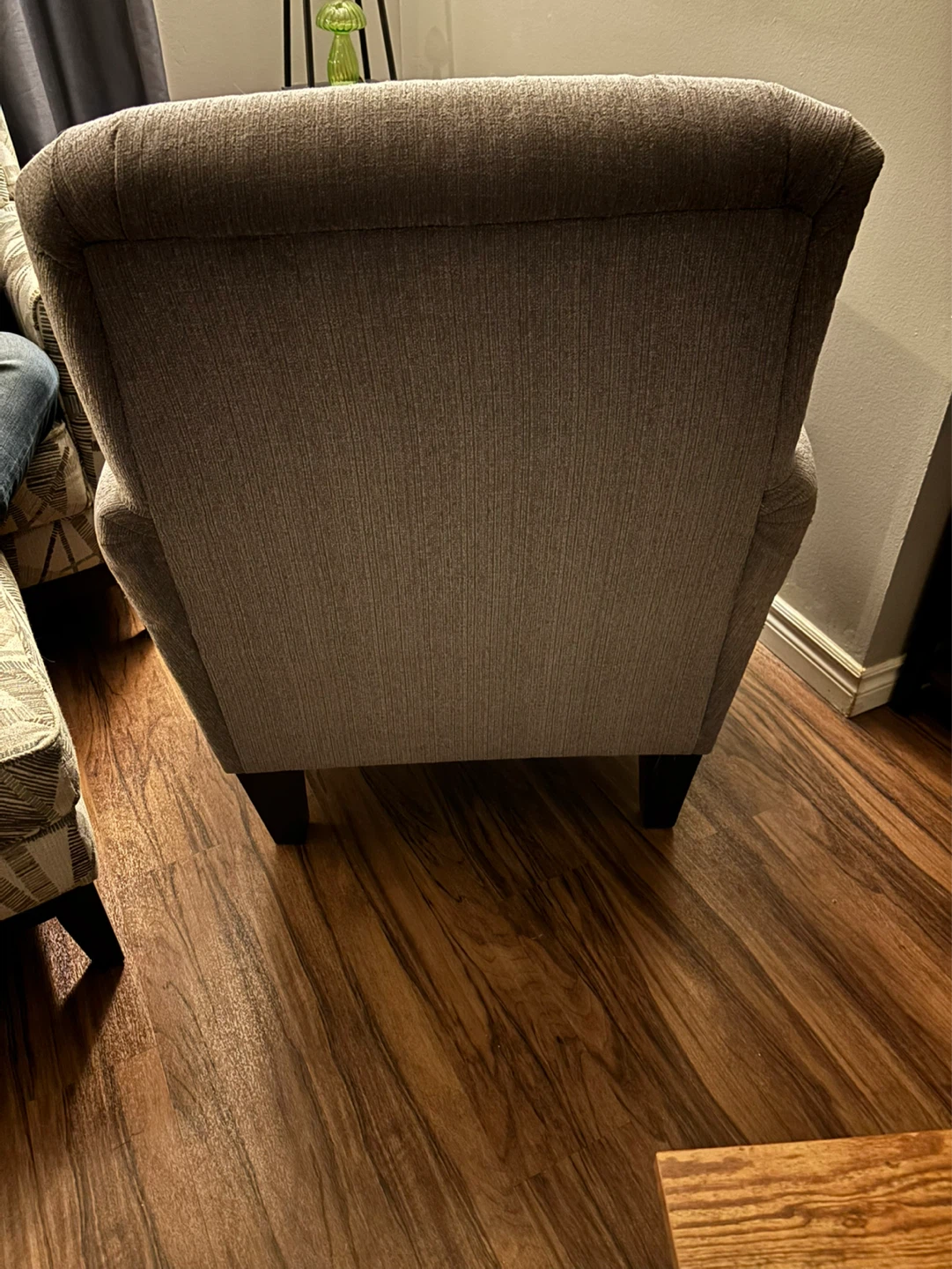 Moving- Need to sell Grey Fabric Accent Chair - photo 4