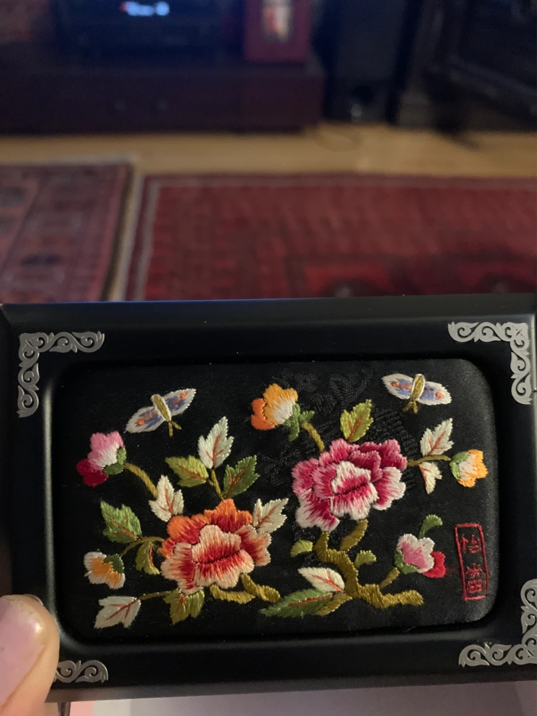 Korean Traditional Embroidery Art Piece