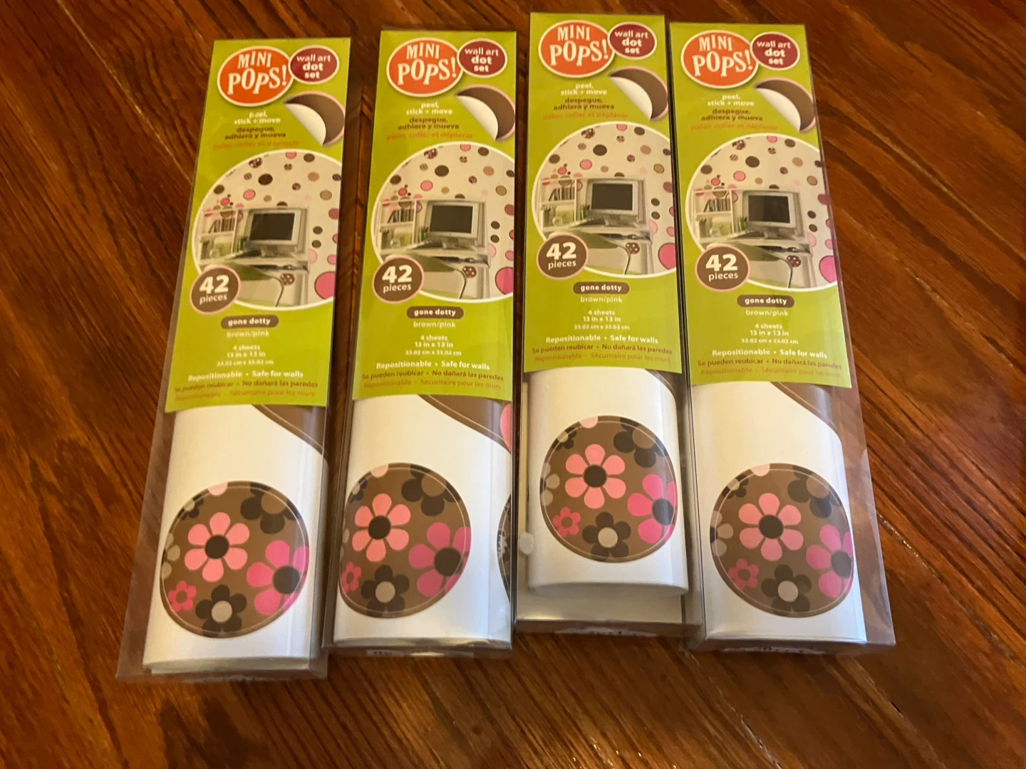 Reusable pink wall decals/decorations