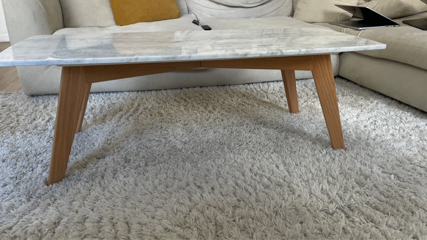 Marble Top Coffee Table - photo 2