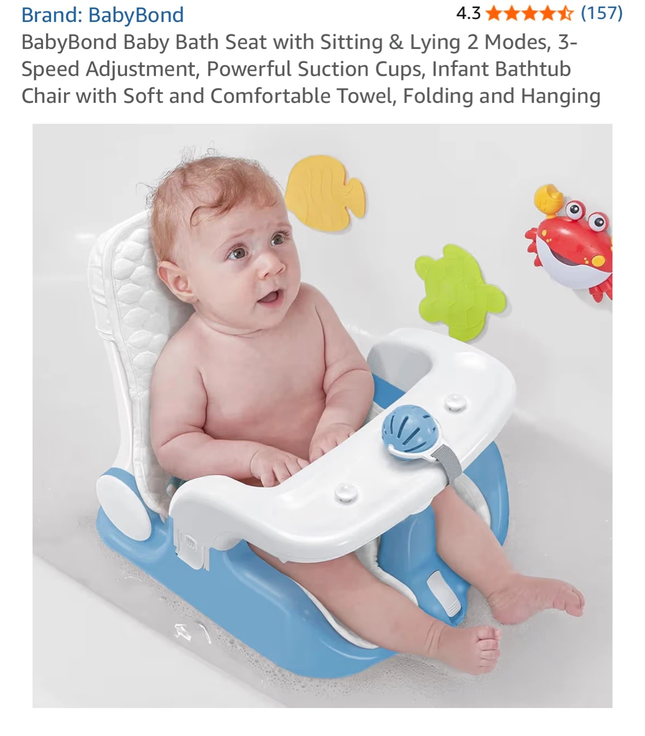 BabyBond Baby Bath Seat