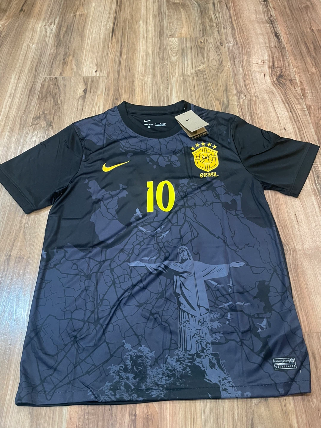 Nike Brazil Neymar Jr. 10 Soccer Jersey