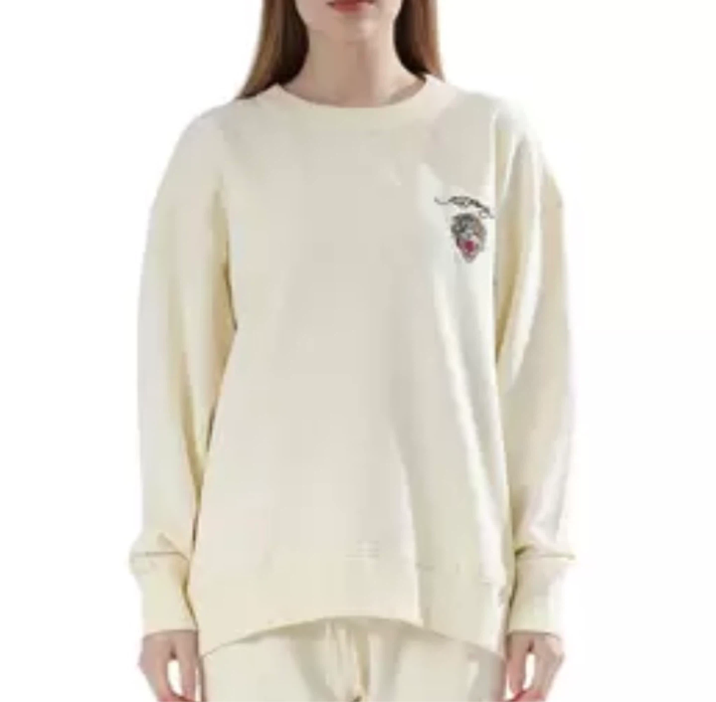 Ed Hardy Cream Crewneck Sweatshirt