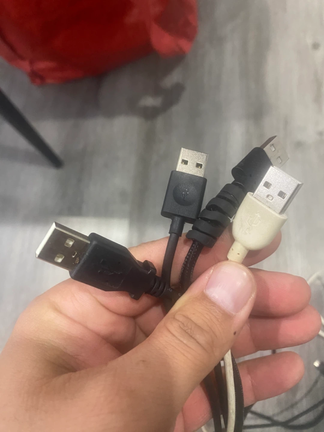 Mixed USB and Power Cables - photo 5