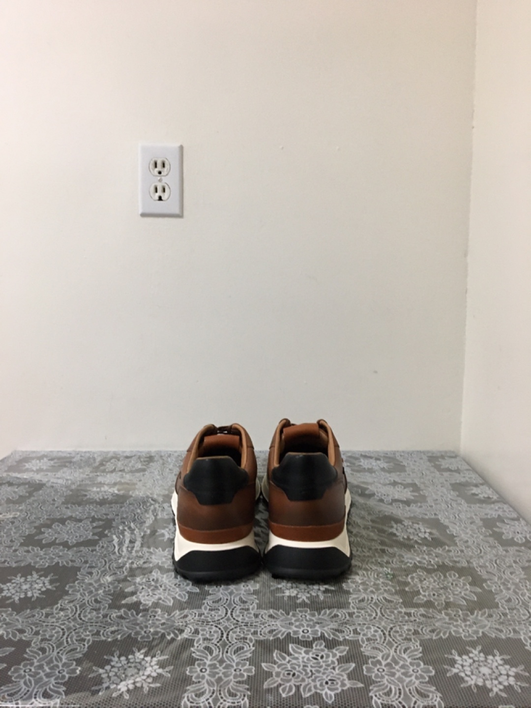 Allen Edmonds Brown Leather Sneakers Size 10 - photo 3