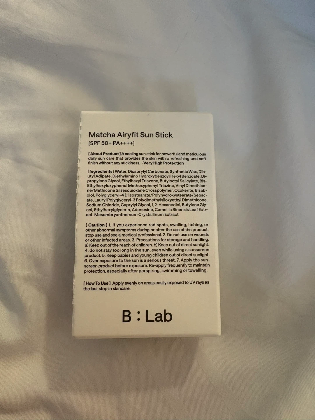 BRAND NEW B:Lab Perfect Balance Matcha Airyfit Sun Stick SPF 50+ - photo 2
