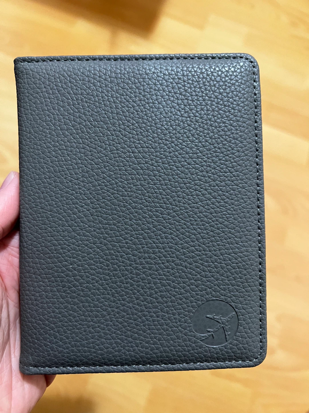 Grey Passport Holder