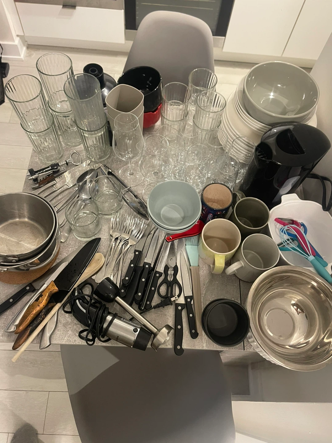 Assorted Kitchenware and Cookware Set