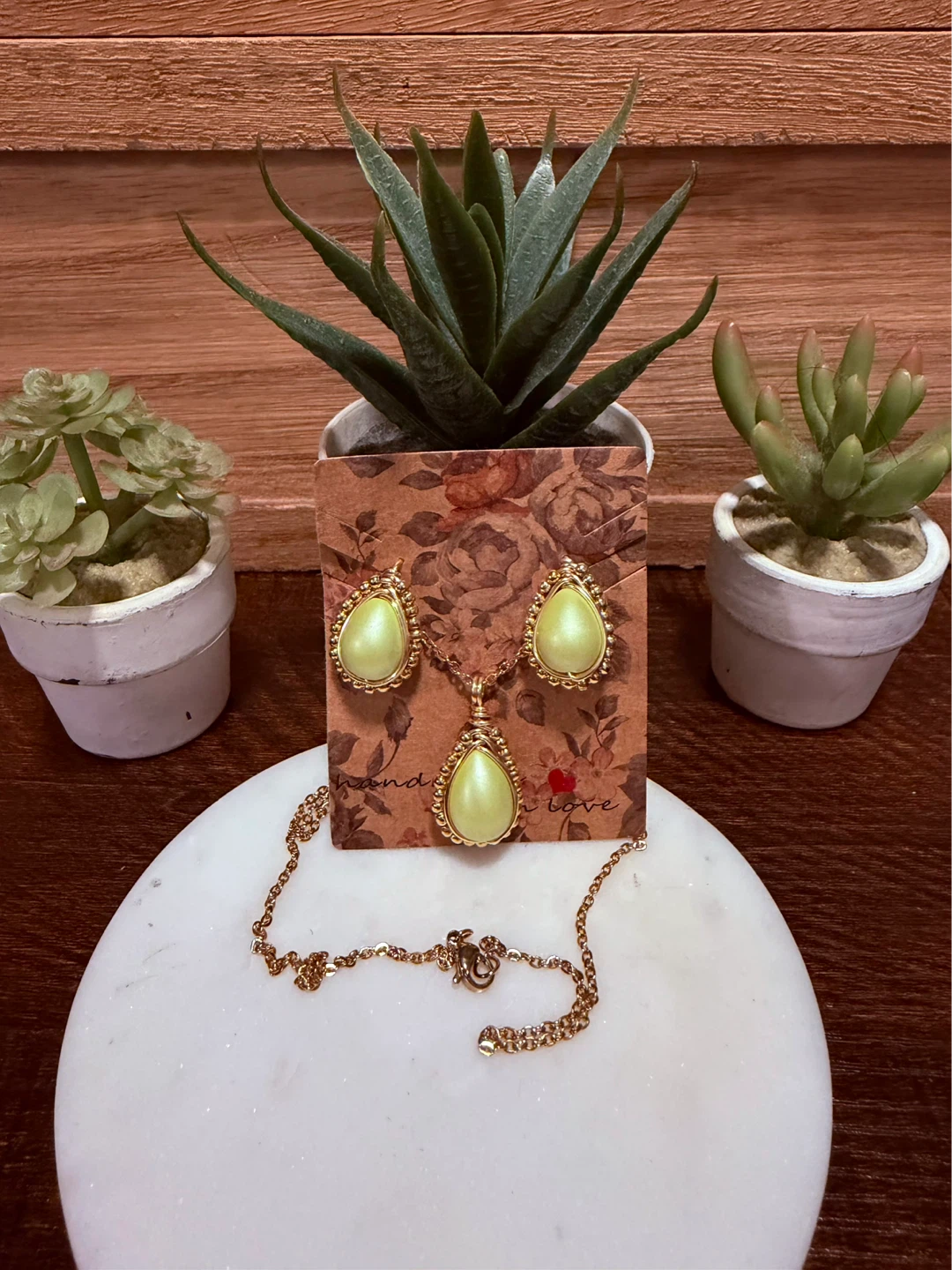 Pearls Necklace and Earrings Set - photo 2