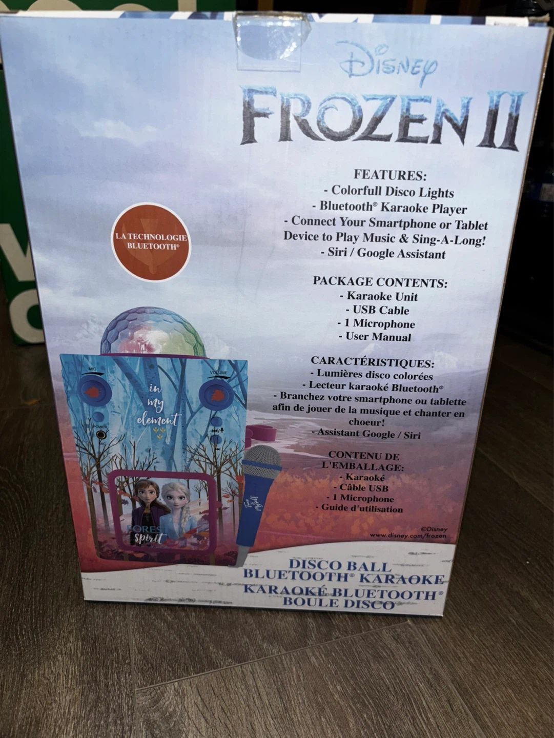 Disney Frozen II Disco Ball Bluetooth Karaoke Machine - photo 4