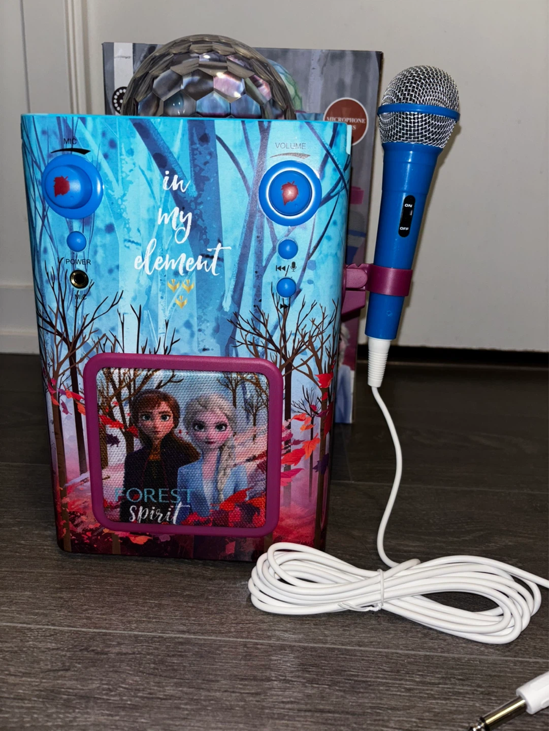Disney Frozen II Disco Ball Bluetooth Karaoke Machine - photo 5