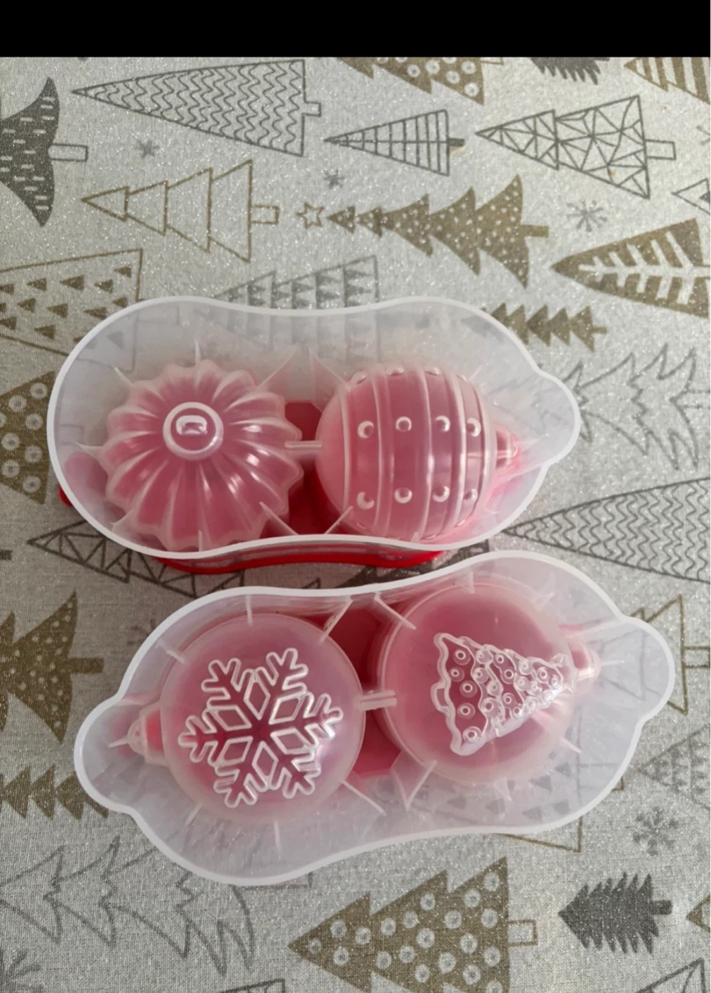 Christmas Ornament Ice Molds