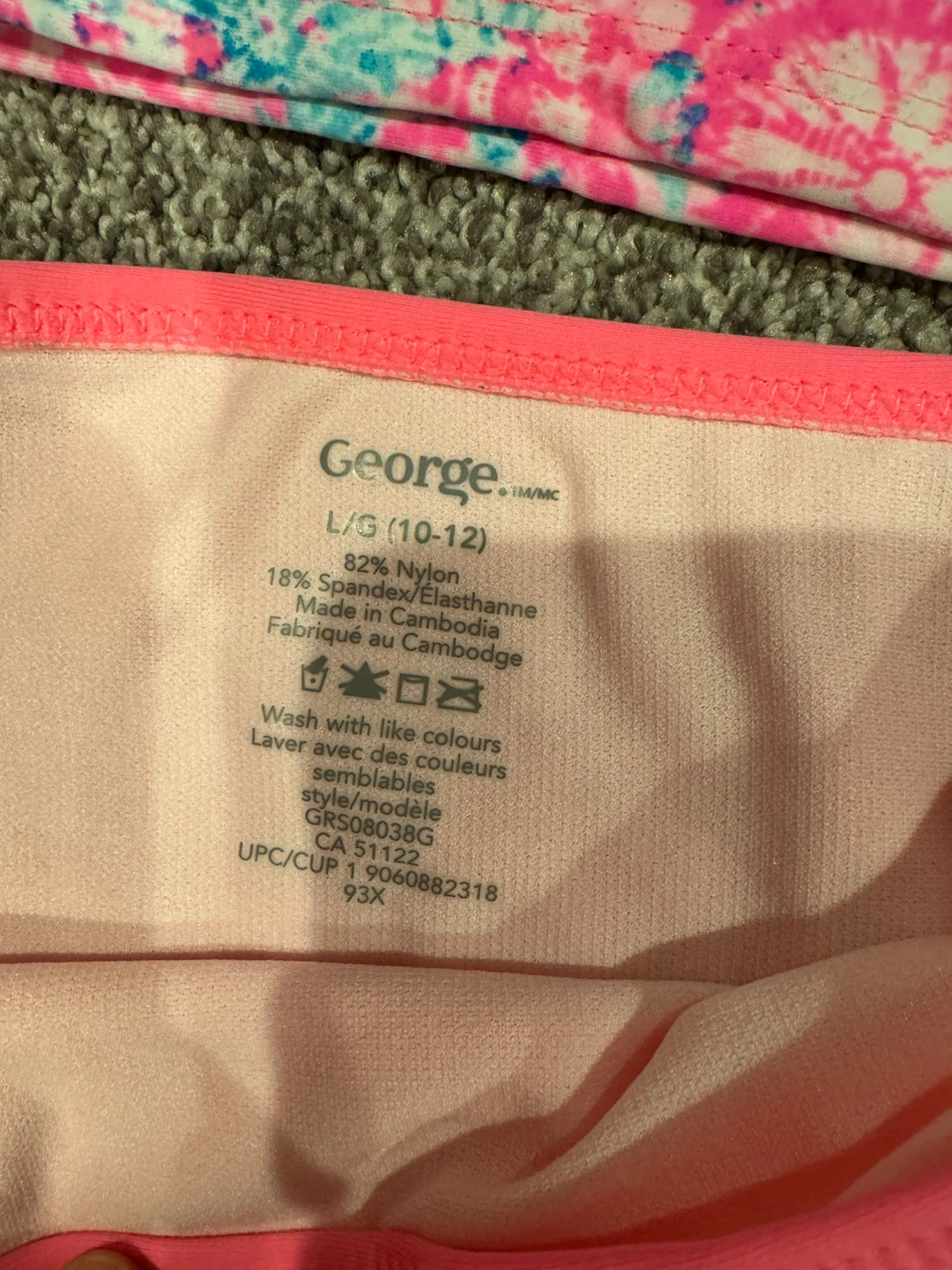 Justice swimsuit for girls 8, George 10/12 - photo 5