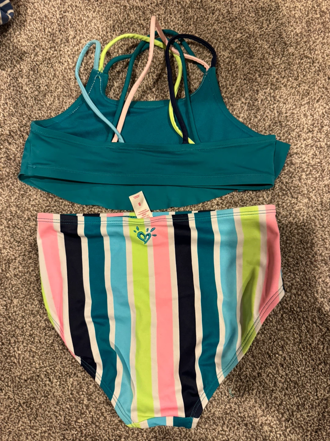 Justice swimsuit for girls 8, George 10/12 - photo 2