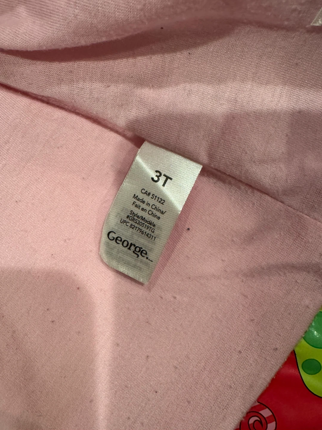 George Kids Pink Seahorse Rain Jacket 3T - photo 2