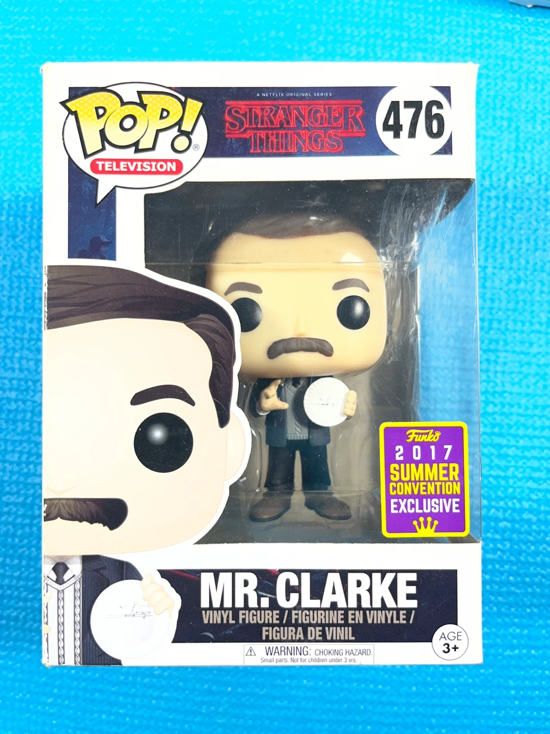 Rare SDCC Exclusive ! Stranger Things Mr. Clarke #476 (Vaulted)