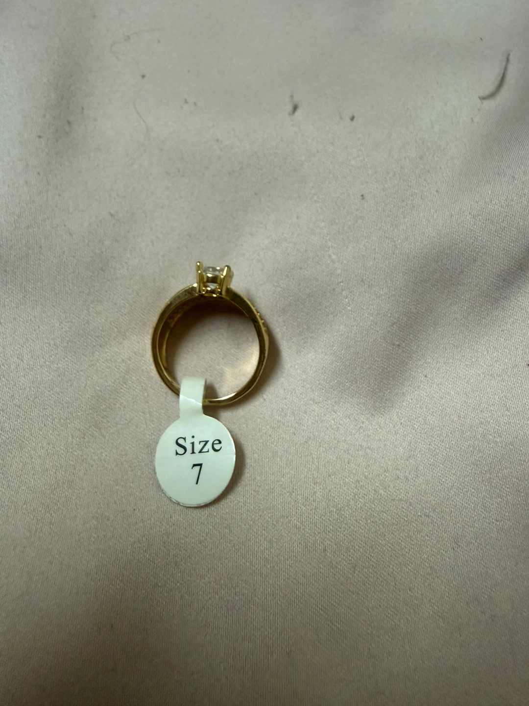 Gold Tone Ring- Size 6-6.5 - photo 3