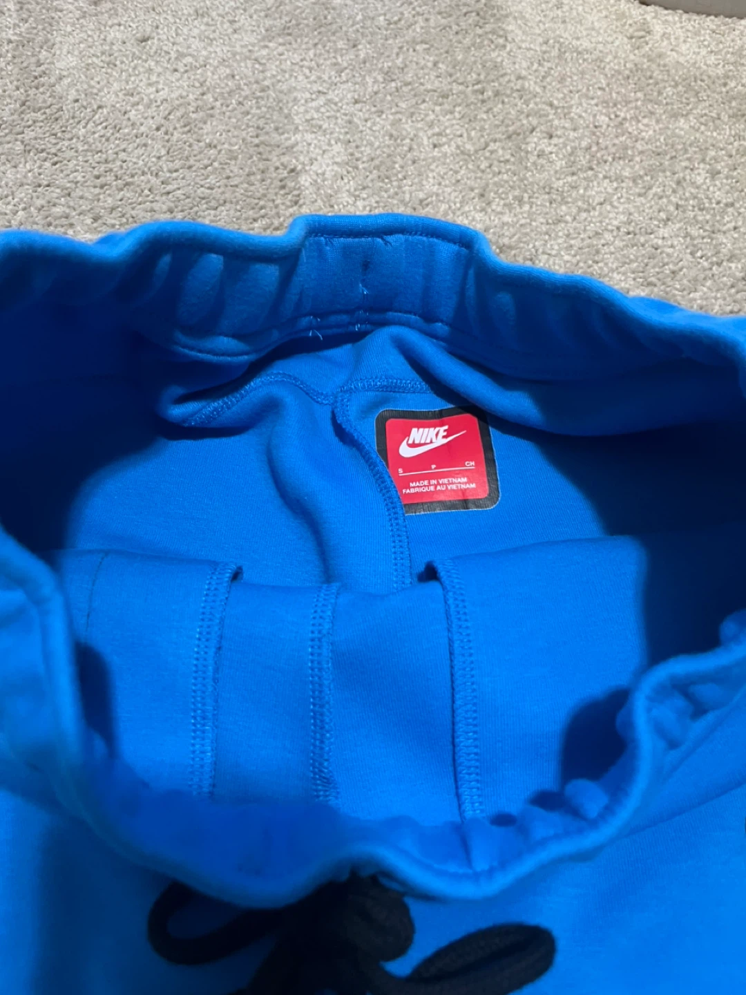 Nike Tech Fleece Full Zip Hoodie and Joggers Set - Blue - photo 4