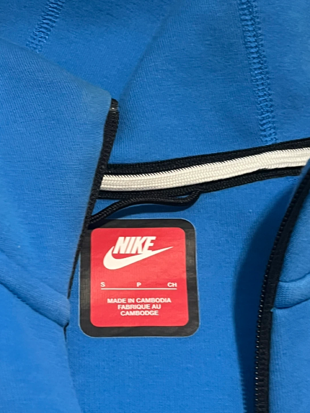 Nike Tech Fleece Full Zip Hoodie and Joggers Set - Blue - photo 2