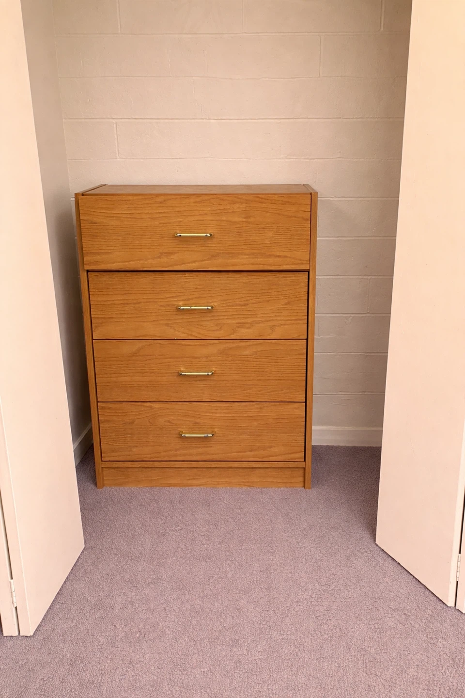 Four-Drawer Wooden Dresser