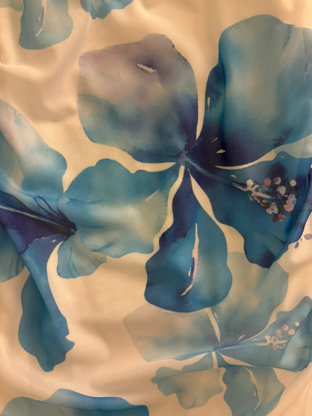 Blue floral slip dress - photo 2