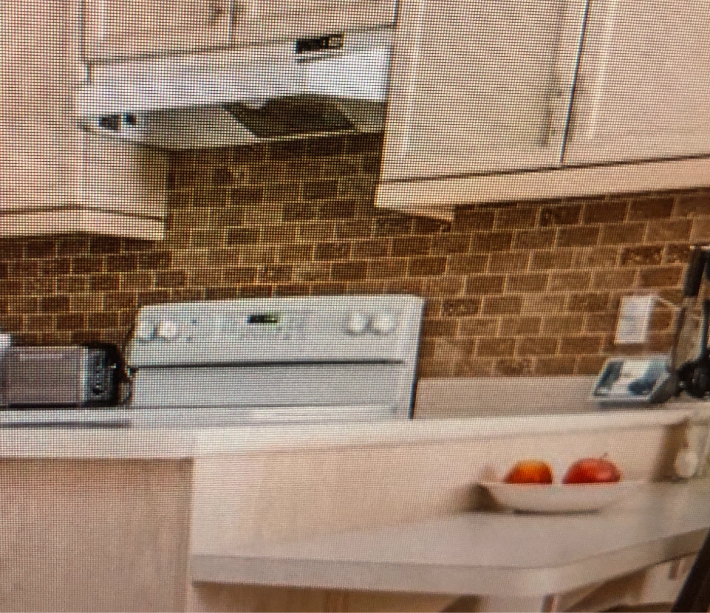 Accent wall update with brick pattern - photo 2